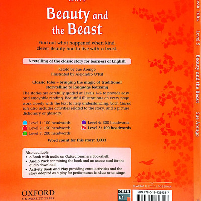 Classic Tales 5 Beauty and the Beast N/Ed