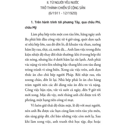 Chủ tịch Hồ Chí Minh - Tiểu sử và sự nghiệp -bản in 2025