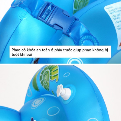 Áo phao bơm hơi dạng vòng dùng tập bơi