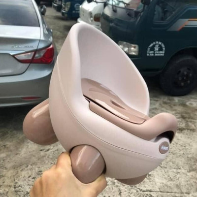 Bô Ngồi Vệ Sinh Hình Gấu Hokori Cho Trẻ Em Có Nắp Đậy