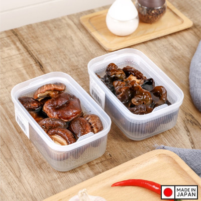 Hộp đựng thực phẩm 2 lớp Nakaya 600ml - Hàng nội địa Nhật Bản nhập khẩu chính hãng