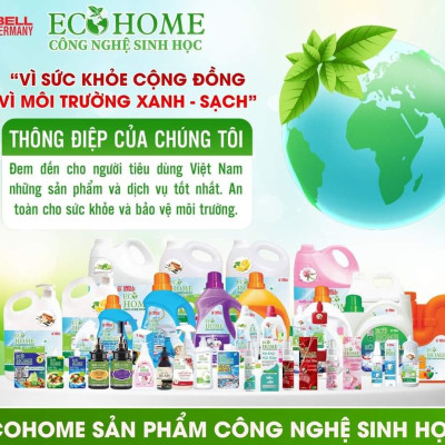 Dầu Gội ECOHOME Kim Ngân - Dầu Gội Hương Nước Hoa 500ml Công Nghệ Sinh Học giúp tóc Mượt Mà, Nuôi Dưỡng Từ Sâu Bên Trong