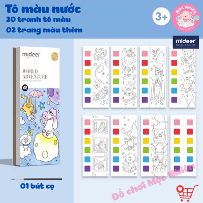 Đồ chơi Tranh tô màu nước Mideer Watercolor Painting