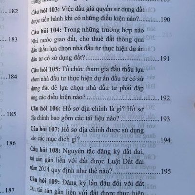 200 câu hỏi và trả lời về Luật Đất đai năm 2024
