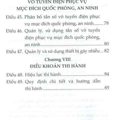 Luật Tần Số Vô Tuyến Điện Sửa Đổi, Bổ Sung Năm 2022