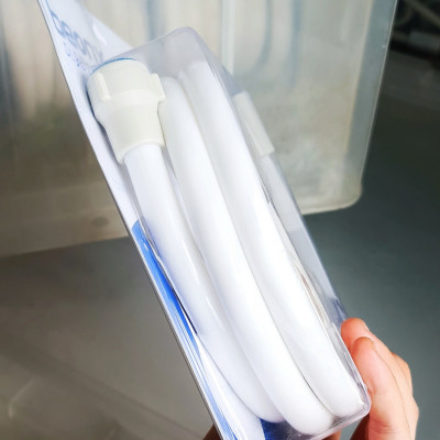 Vòi xịt vệ sinh WC bằng nhựa BEONX màu trắng, đuôi ren 21mm