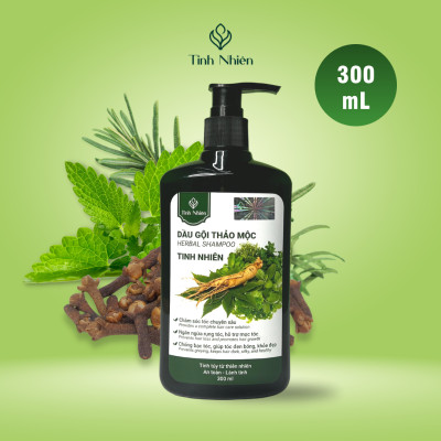 Dầu Gội Thảo Mộc Nhân Sâm Tinh Nhiên chăm sóc tóc chuyên sâu, giảm rụng tóc, giúp tóc mọc dày hiệu quả