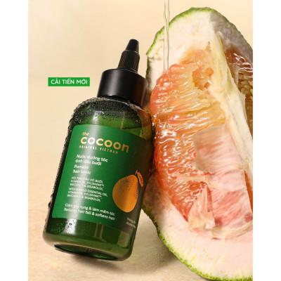 Nước dưỡng tóc tinh dầu bưởi Pomelo Cocoon 140ml phục hồi tóc, ngăn ngừa hư tổn thuần chay