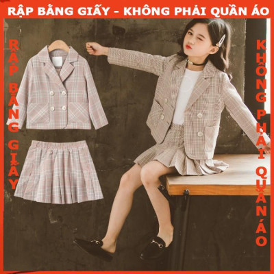 Rập giấy A0 mã R447 - set vest bé gái (BẢN VẼ)