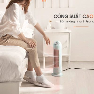 Máy Sưởi Ấm Gốm Bear DNQ-C20B1 Không Làm Khô Da Công Suất 2000W - Hàng Chính Hãng