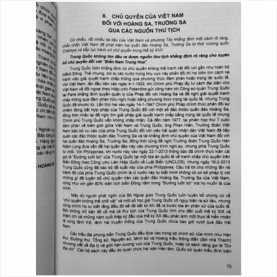 Sách ChủQuyền Biển Đảo Và Biên Giới Trên Đất Liền Việt Nam - Trung Quốc Tiến Tới Vì Hòa Bình, Ổn Định, Hữu Nghị, Hợp Tác, Phát Triển - V1041P
