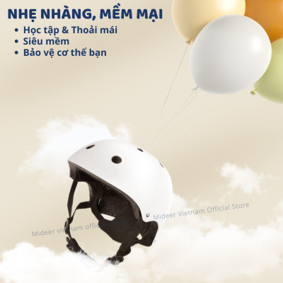 Đồ bảo hộ tay chân kèm mũ cho bé Mideer Protective Clothing Bike, đồ chơi vận động cho bé