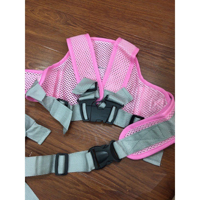 Đai đi xe máy cho bé phản quang, thoáng khí sử dụng khóa 2 cấp bền chắc, chống bui bẩn An Toàn Dây Yếm Chở Trẻ Em Ngồi Trước Sau Cho Bé Trai Gái