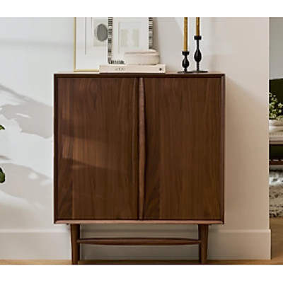 Tủ bếp 2 cánh gỗ Tundo 87 x 39 x 100 cm màu xoan đào