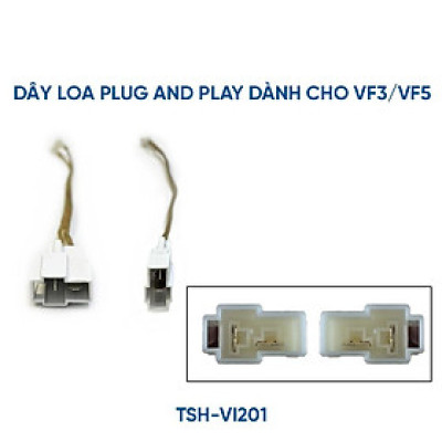 Dây Loa Plug And Play Dành Cho Xe Vinfast VF3 / VF5 độ Loa 5 inch, 6.5 inch Giắc Loa giữ nguyên bản cho xe