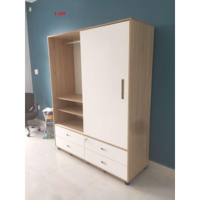 Tủ quần áo thiết kệ hiện đại - Tủ quần áo gỗ MDF TA09