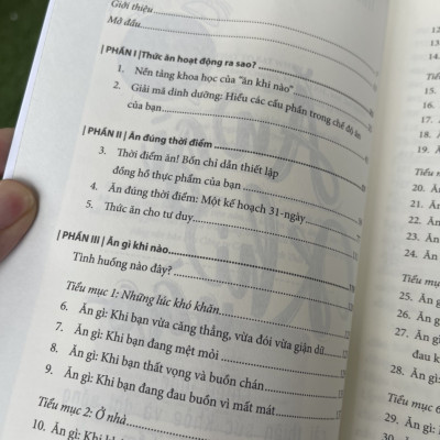 ĂN GÌ KHI NÀO – Chiến lược cải thiện sức khoẻ và đời sống bằng thực phẩm - Michael Crupain, Michael Roizen, Ted Spiker – Thu Hà dịch – Thái Hà – NXB Công Thương