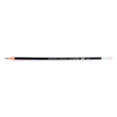 Bút Chì Gỗ 2B Nataraj Platinum Extra Dark NA-2B - Thân Đen