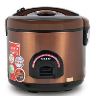 Nồi Cơm Điện SATO 18B061 1.8L - Chế độ ủ ấm đa chiều giúp cơm ngon hơn và giữ ấm được lâu hơn - Miễn phí vận chuyển toàn quốc - Hàng chính hãng
