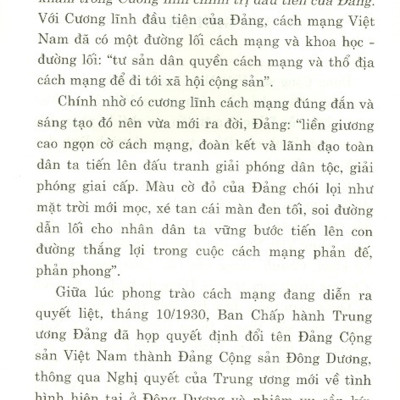 Các Cương Lĩnh Cách Mạng Của Đảng Cộng Sản Việt Nam (Tái bản, có chỉnh sửa, bổ sung)