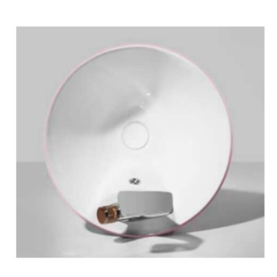 CHẬU LAVABO TRỤ TRÒN LIỀN KHỐI GROVES GRL NTT01 (43x43x87)