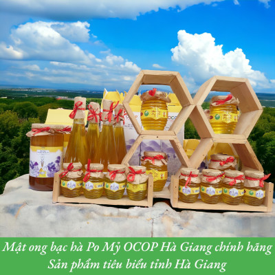 MẬT ONG BẠC HÀ OCOP HÀ GIANG CHÍNH HÃNG 1 LÍT, MẬT ONG PO MỶ ĐẶC SẢN CAO NGUYÊN ĐÁ HÀ GIANG