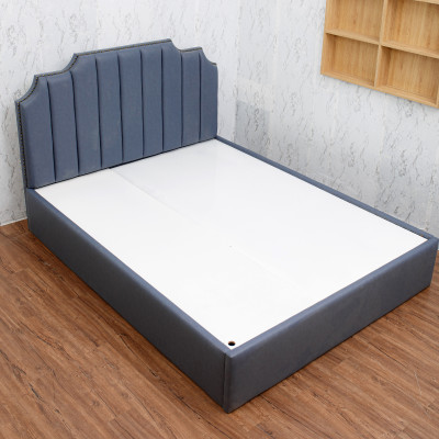 Giường ngủ MDF Juno sofa HLMCT bọc nệm lựa chọn màu ván nệm bọc KT 1m6/1m8  - không hộc kéo 