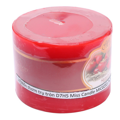 Bộ nến thơm Hạnh Phúc 5 - Bộ 3 nến thơm D7H5 Miss Candle MIC0253 7 x 5 cm (Chọn mùi hương)