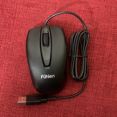 Chuột máy tính có dây Fuhlen L102 màu đen/ đỏ/ hồng/ trắng dùng văn phòng, chơi game- Hàng chính hãng