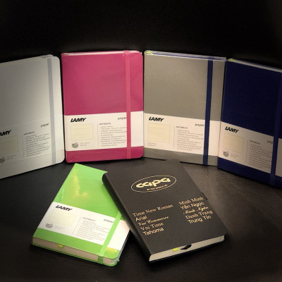 Gift Set Lamy Notebook A6 Softcover Black + Lamy Safari Pink - GSA6-SA003
