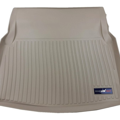 Thảm lót cốp xe ô tô Mercedes C 2015 -nay nhãn hiệu Macsim chất liệu TPV cao cấp màu be (181)