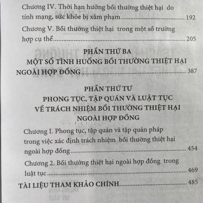 Luật Dân sự Việt Nam (Bình giải và áp dụng) - Trách nhiệm bồi thường thiệt hại ngoài hợp đồng 