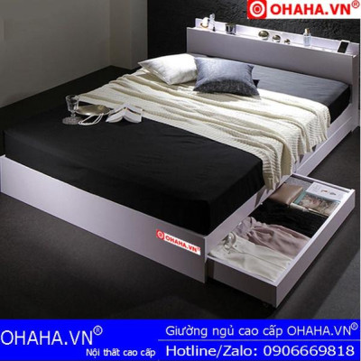 Giường Ngủ Gỗ Hiện Đại OHAHA - GN106