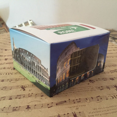 Mô hình đấu trường La Mã Colosseum-Rome - Màu vàng rêu