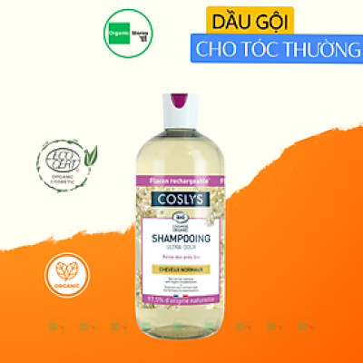 Dầu gội hữu cơ dành cho tóc thường hương hoa cỏ ngọt 500ml - Coslys