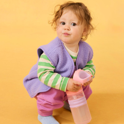 Bình Uống Nước Tommee Tippee On The Go Straw 500ml – Cho Bé Từ 18 Tháng, Hồng