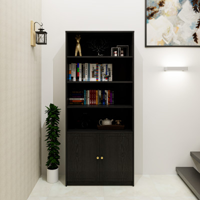 [Happy Home Furniture] NERIS, Kệ lưu trữ 6 tầng 2 cửa mở, 80cm x 36cm x 180cm ( DxRxC), TCM_148