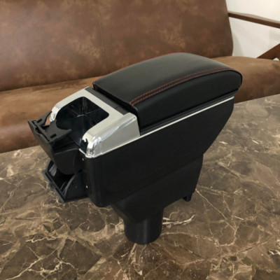 Hộp tỳ tay ô tô, xe hơi cao cấp Toyota Yaris và Vios tích hợp 7 cổng USB 2014-2019 DUSB-YRIS