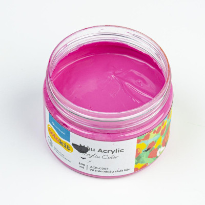 Màu nước acrylic cao cấp không phai màu dạng hũ 100ml Thiên Long Colokit ACR-C007