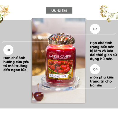 Chụp nến trang trí Yankee Candle - Matte Silver Kitten