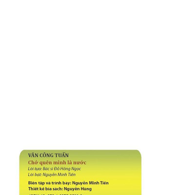 Chớ Quên Mình Là Nước