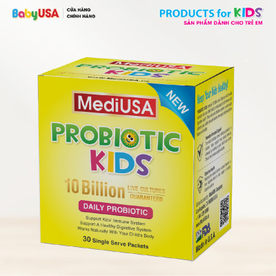 MediUSA Probiotic Kids - Thực Phẩm Chức Năng - Bổ sung lợi khuẩn cho trẻ - Hàng chính hãng