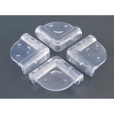 Set 4 Bịt Góc Bàn Ghế Silicon Trong Suốt (Kèm Keo 2 Mặt) - Bo Góc Chống Va Chạm An Toàn Cho Trẻ Em