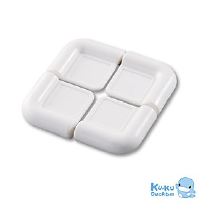 BỘ 4 NÚT NHỰA CHẶN GÓC BÀN AN TOÀN CHO BÉ KUKU - KU5356