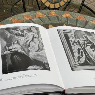 (Bìa cứng in màu) CÁC TÁC PHẨM MỸ THUẬT VỀ ĐỨC MẸ MARIA – Henri Ghéon - Truongphuongbooks