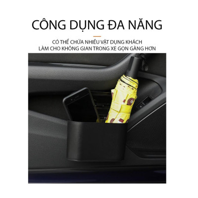 Thùng Rác Mini đựng rác Trên Xe Ô Tô, Thùng Rác Đa Năng Văn Phòng