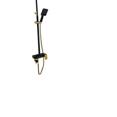 Sen cây tắm nóng lạnh đen ánh vàng 3in1 GS6568