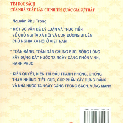Đấu Tranh Phòng, Chống Tham Nhũng, Tiêu Cực: Một Việc Làm Cần Thiết, Tất Yếu; Một Xu Thế Không Thể Đảo Ngược (Tập 1)