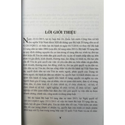 Sách - So sánh bộ luật tố tụng dân sự năm 2004 và năm 2015