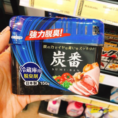 Combo hộp đựng/bảo quản thực phẩm 700ml + sáp khử mùi tủ lạnh than hoạt tính - nội địa Nhật Bản